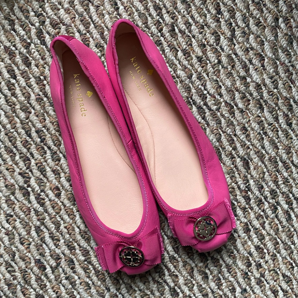 Authentic Kate Spade Pink Ballet Flats